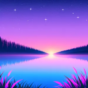Starry Night Sparkle: Winter Sky Firework Art