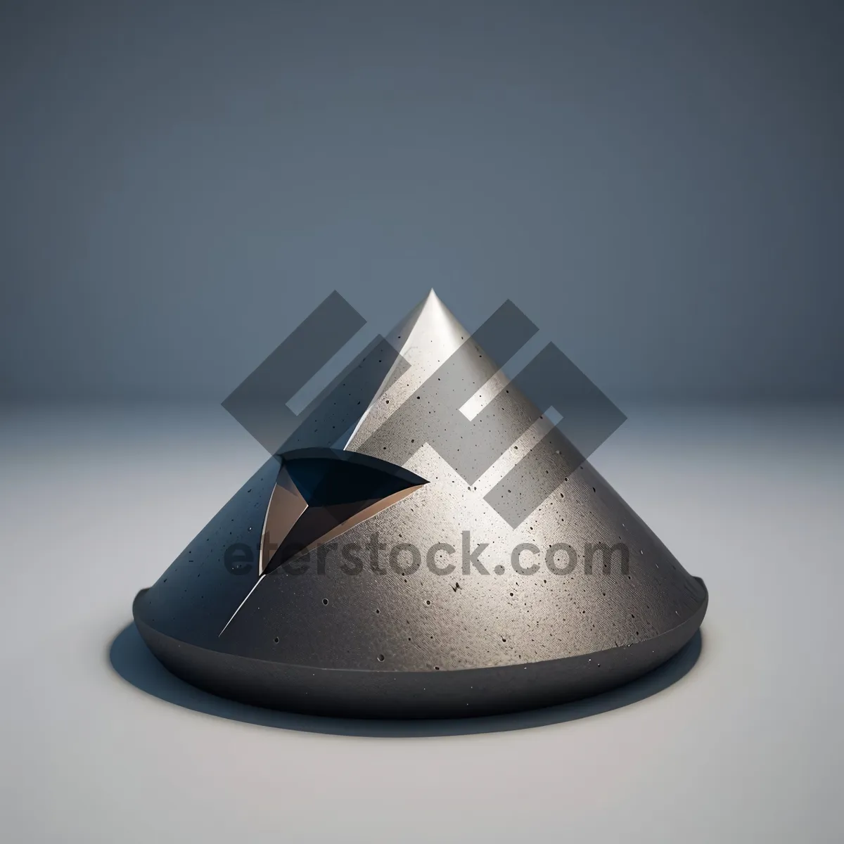 Picture of Conical Icon: Symbolic Sign of Object