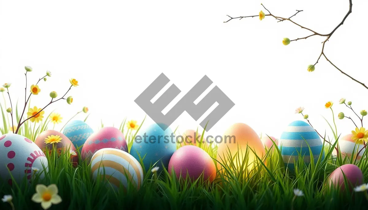 Picture of Seasonal star art decoration in bright colors