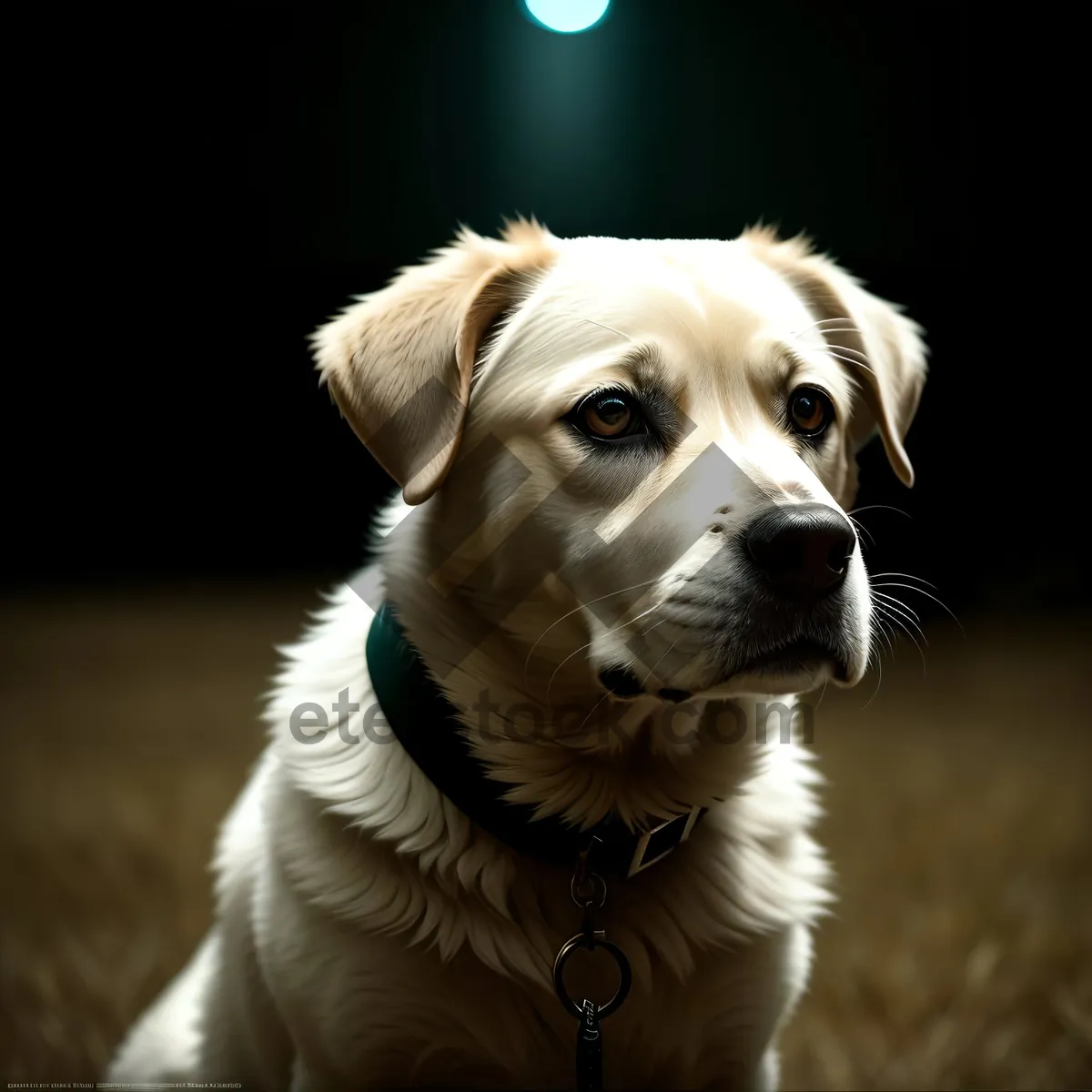 Picture of Golden Retriever Puppy: Adorable, Purebred Canine Companion