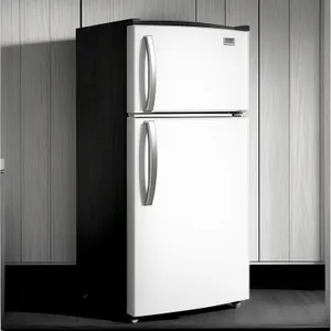 Modern White Refrigerator: Sleek and Spacious Home Appliance