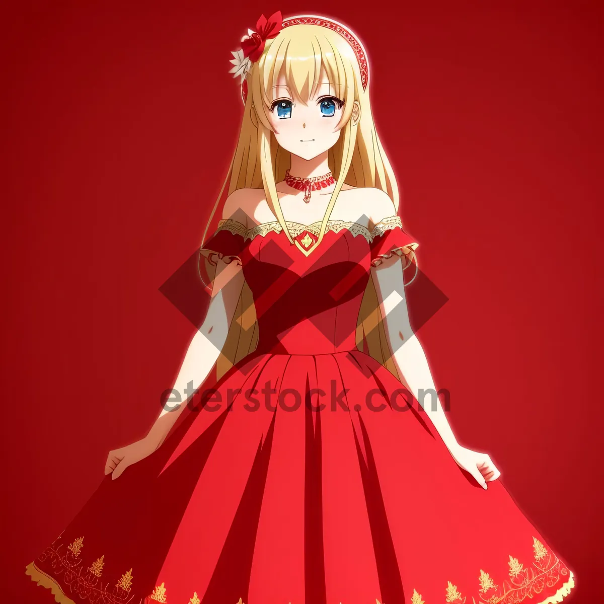 Picture of Enchanting Princess Bust in Captivating Costume