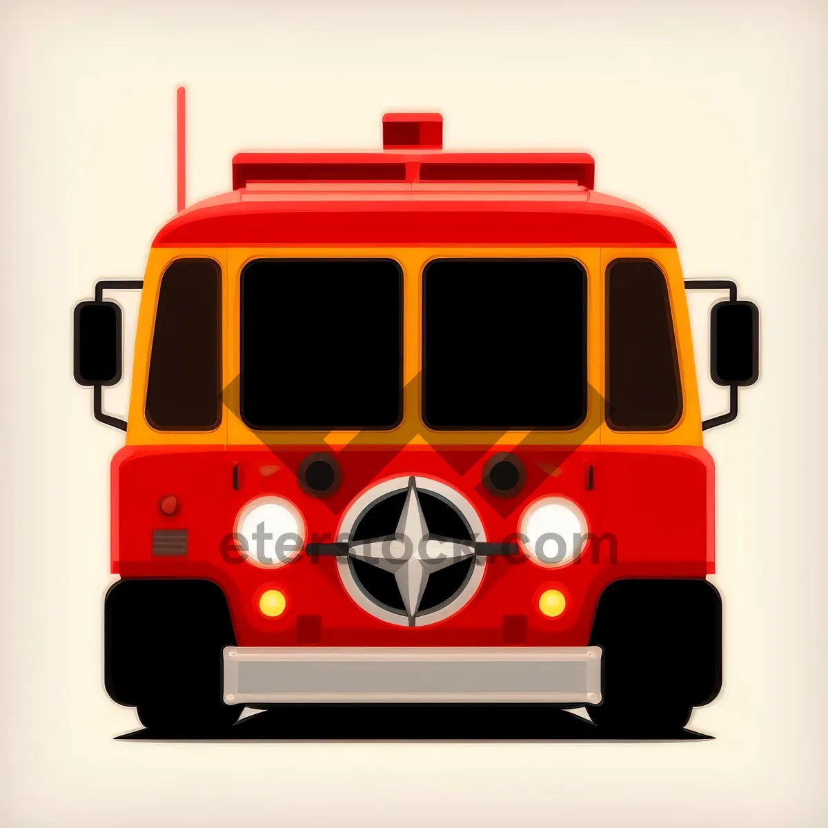 Picture of Fire Station Transport: Cartoon Car and Bus Facility