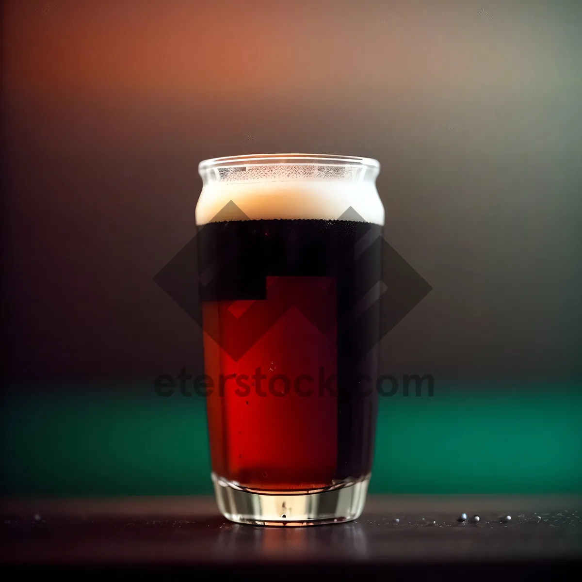 Picture of Frosty Golden Lager in Beer Glass