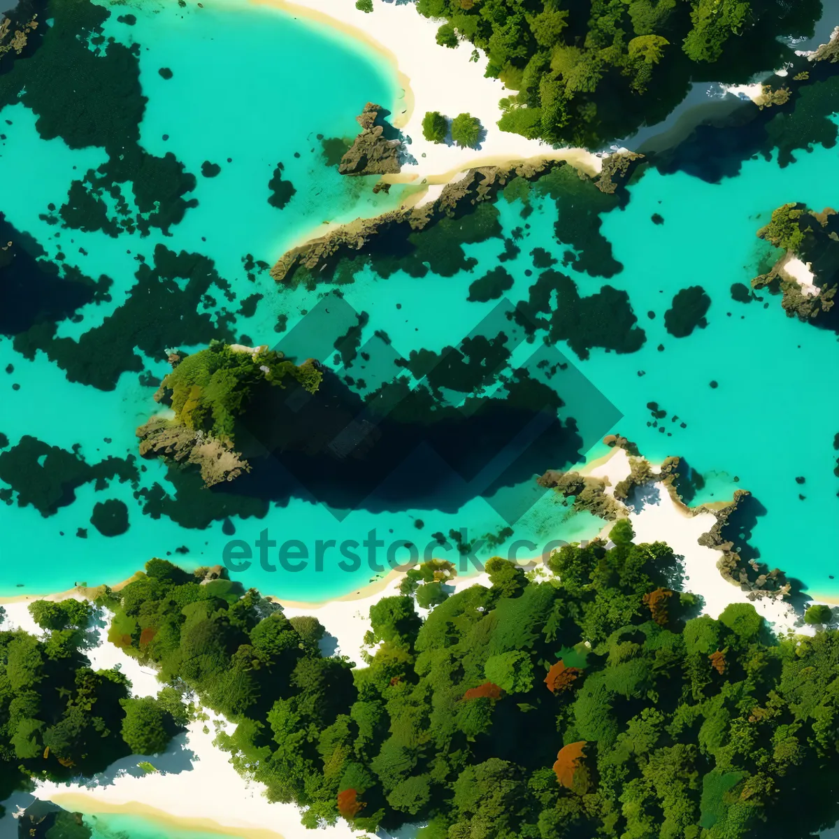 Picture of Vibrant Coral Reef Underwater Exploration