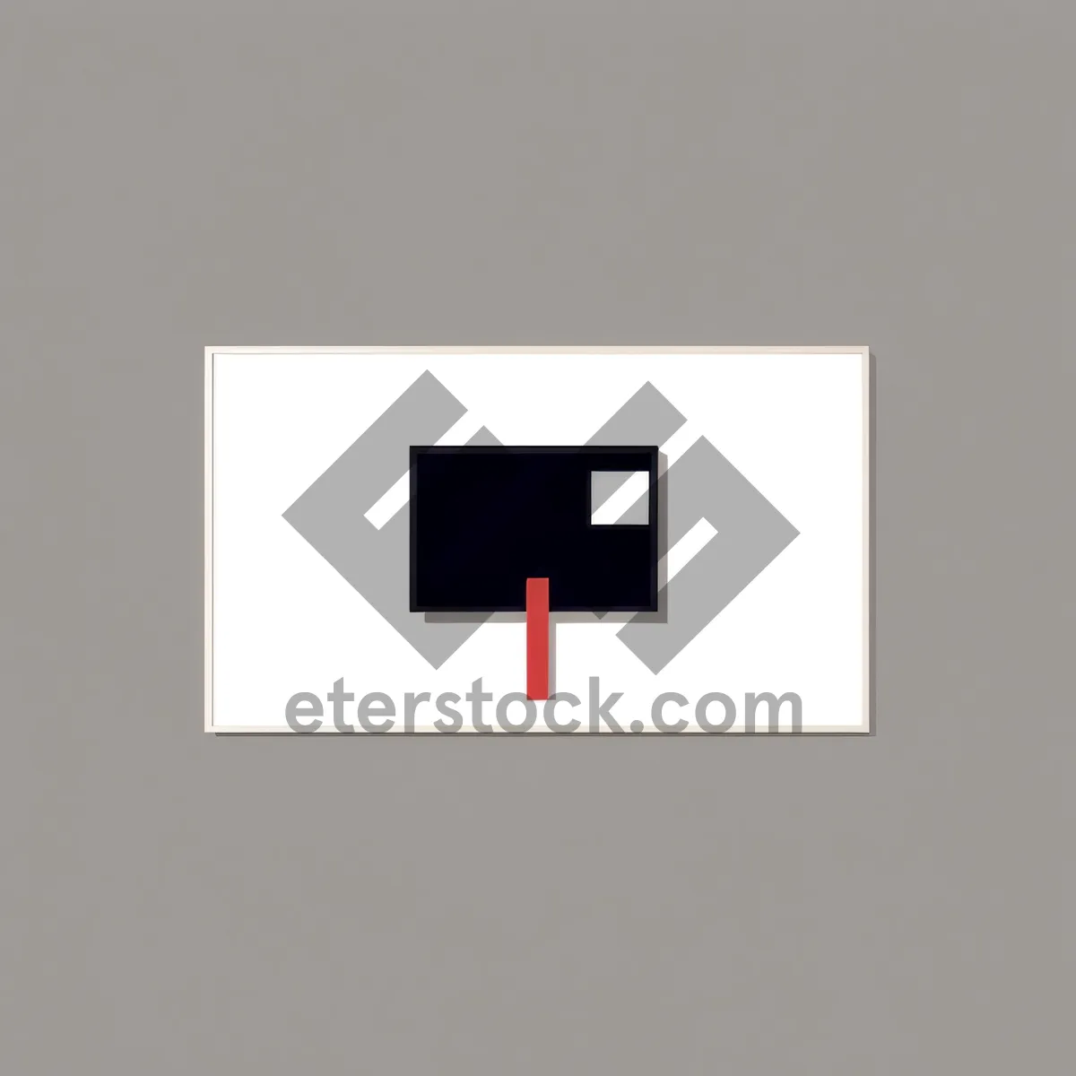 Picture of 3D Electrical Device Icon for Telephone Jack