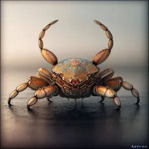 Poisonous Rock Crab with Sinister Claws