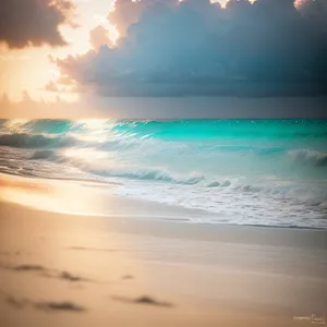 Serene Coastal Escapade: Beach Bliss with Azure Waters
