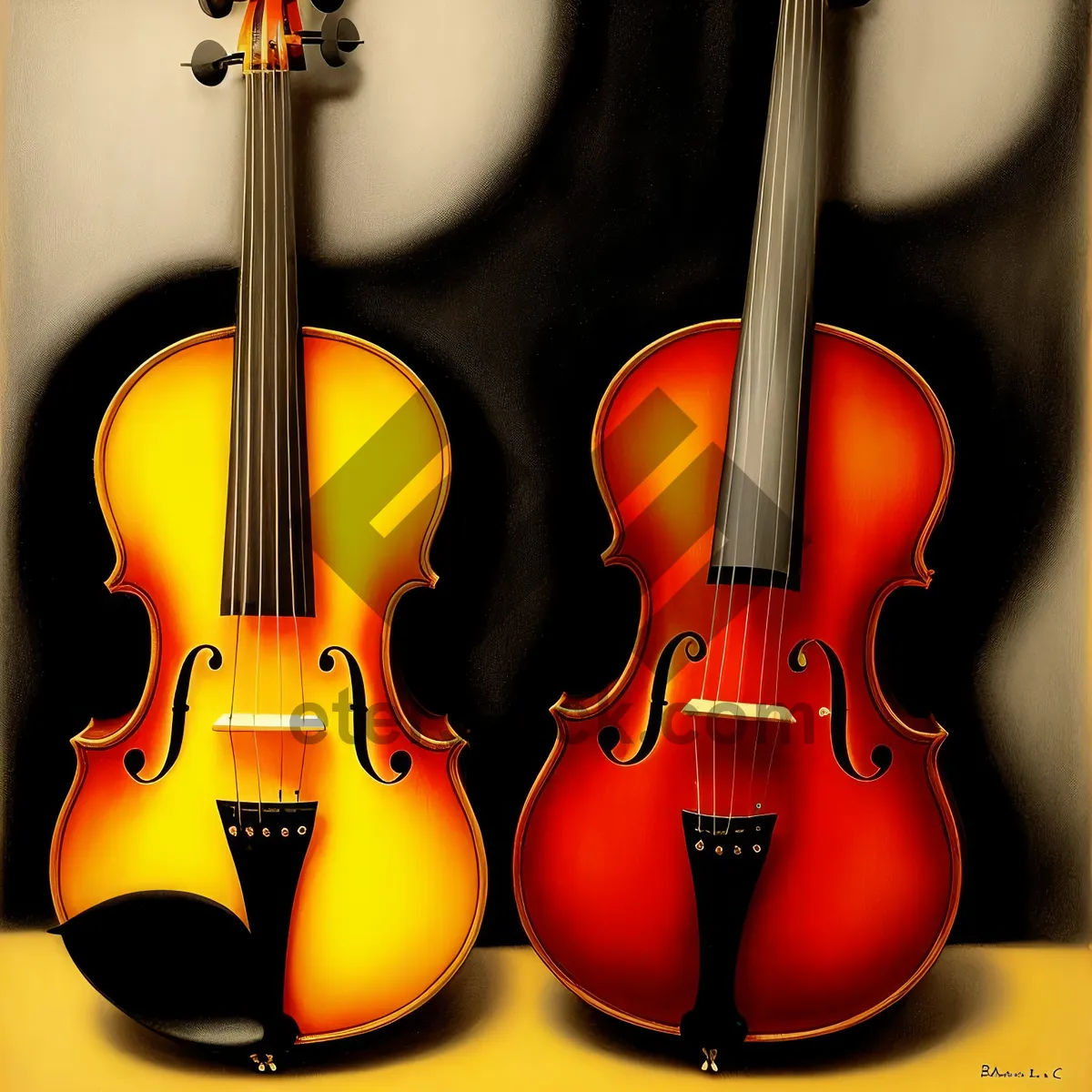 Picture of Melodic Strings: Musical Instruments in Symphony