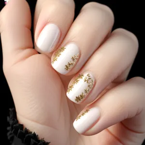 Fingers adorned with manicured nails showcasing professional hand care