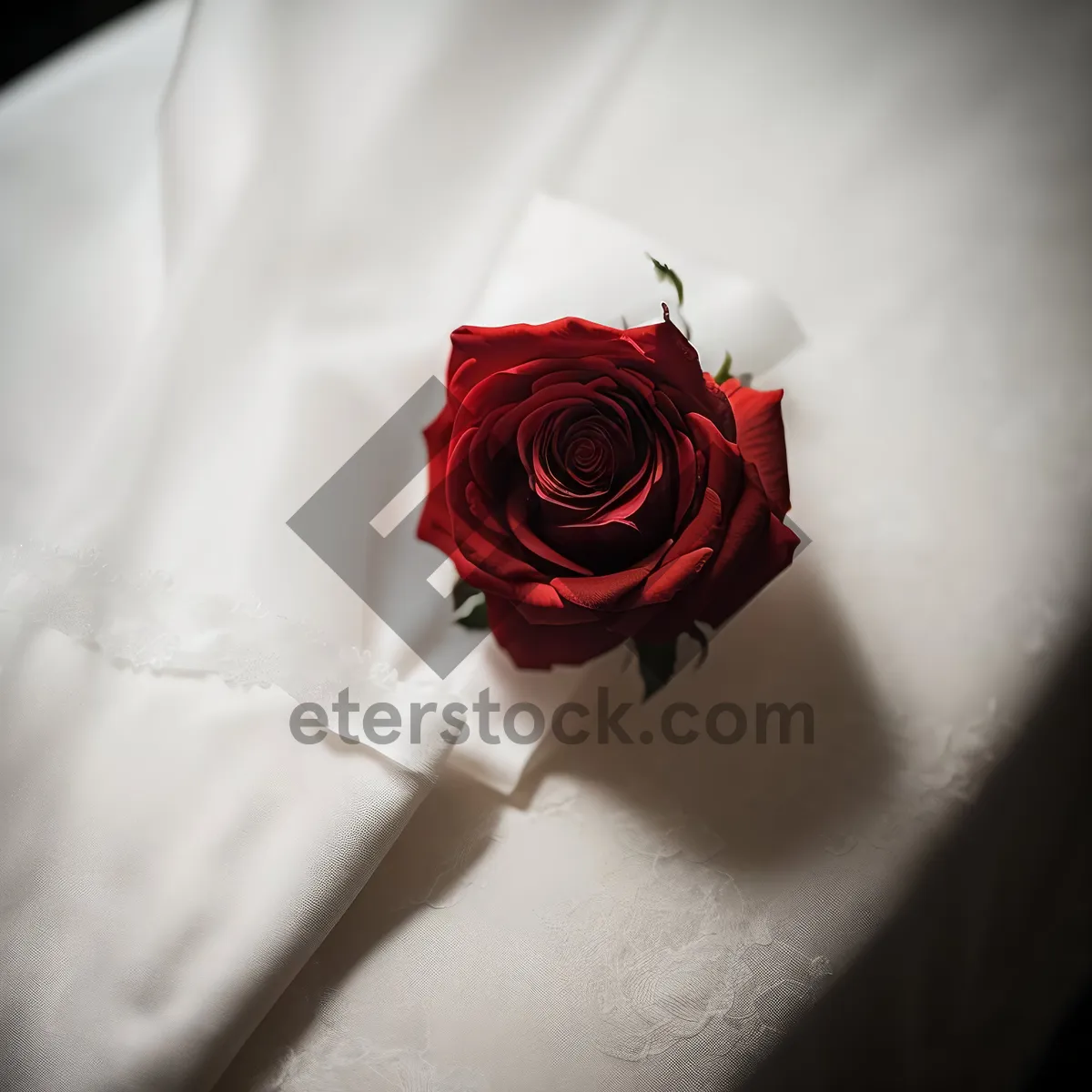 Picture of Romantic Wedding Bouquet with Pink Roses and Sealing Wax