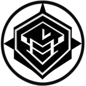 Web Hazard Button: Shiny Round Symbol