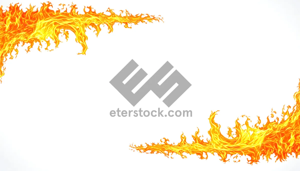 Picture of Floral Pattern Element in Retro Style Drawing