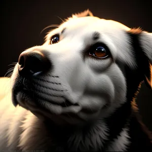 Adorable border collie and golden retriever puppy duo