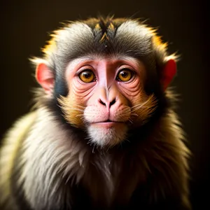 Majestic Macaque: Enchanting Wild Primate Portrait