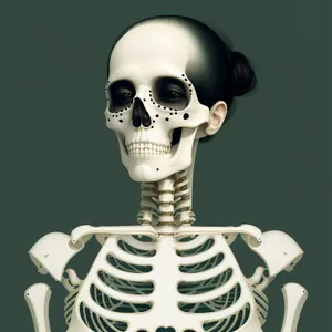 Spooky Skeleton Bust: Anatomy of Fear