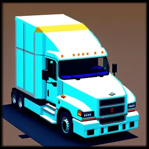 Fast Auto Transport: Heavy-Duty Diesel Logistic Truck on Highway
