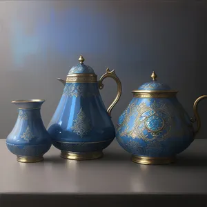 Traditional Ceramic Teapot for Hot Beverages