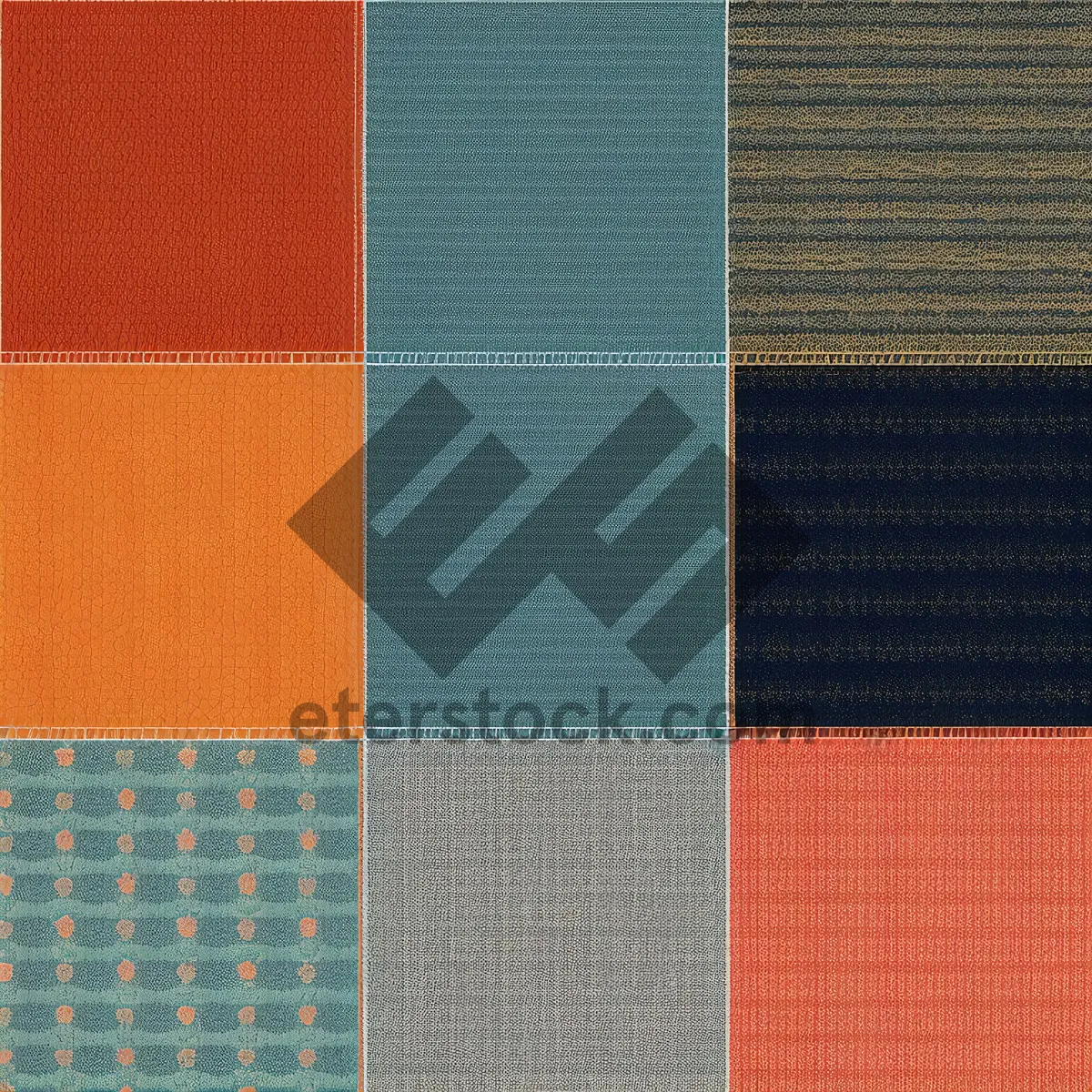 Picture of Retro checkered textile pattern with vintage colors.