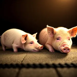 Pink Piggy Bank - Saving Wealth in a Cute Swine