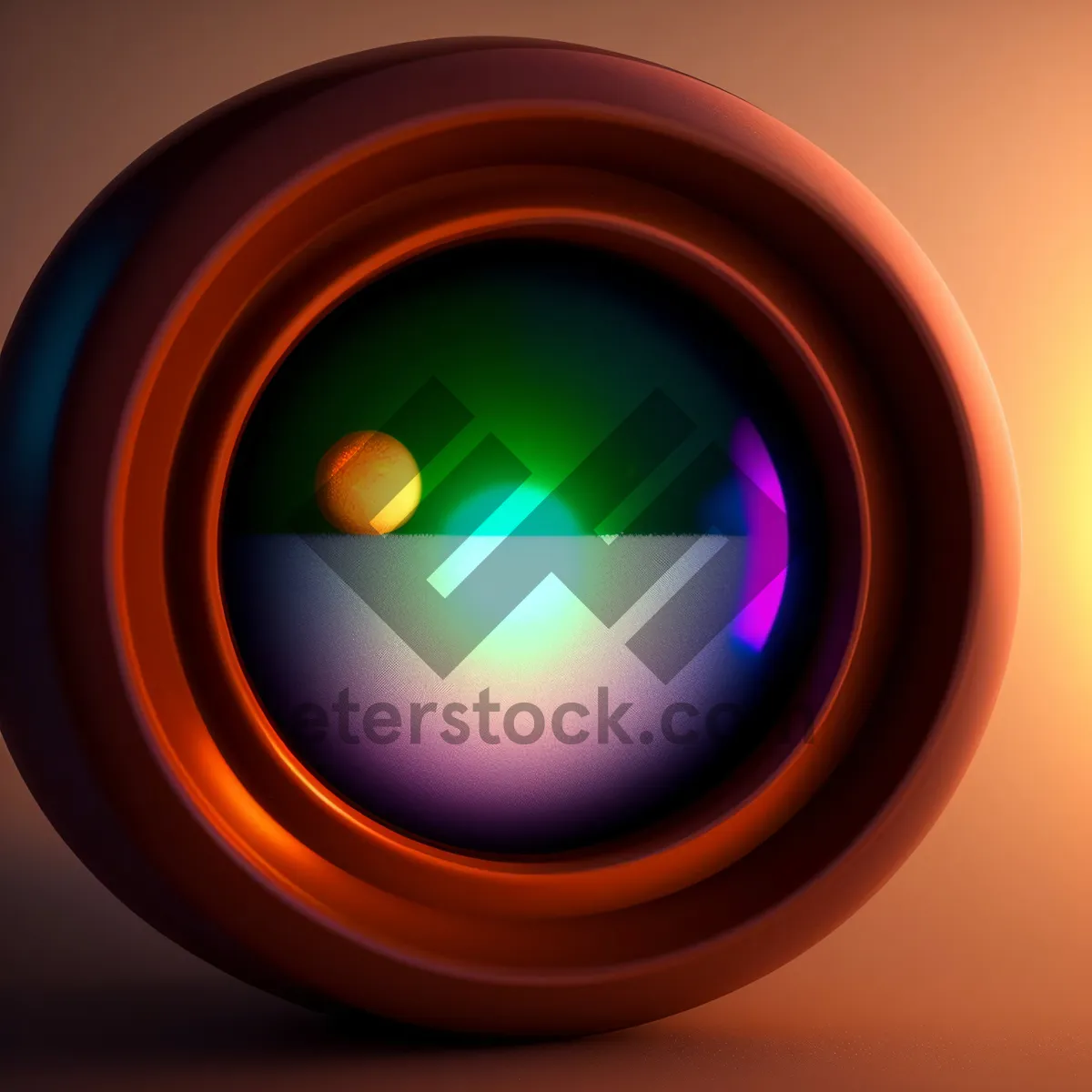 Picture of Blazing Button - Web Icon with Glossy Glass and Shiny Design