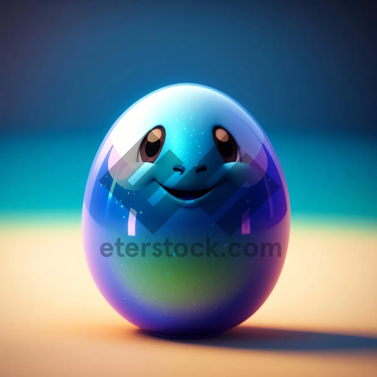 Picture of Easter-themed Billiard Balls: Colorful orbs for competitive play.