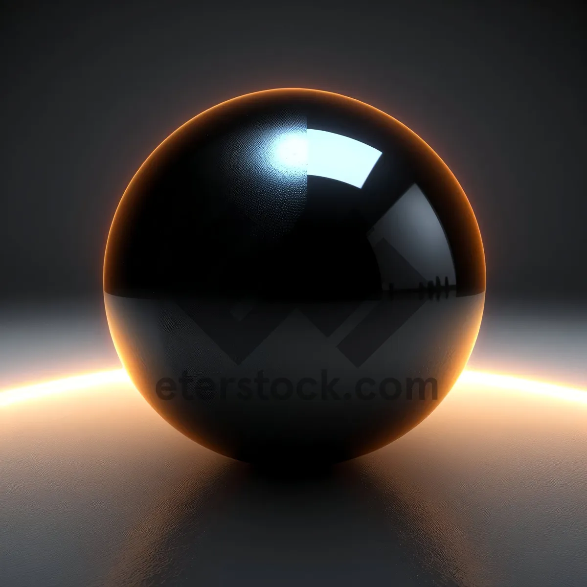 Picture of Glossy 3D Sphere: Bright Orange Button Set