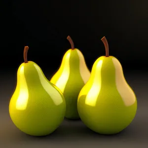 Vegan Fruit Food Icon: Delicious Pear