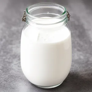 Cold Glass of Fresh Dairy Milk