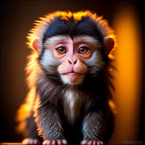 Adorable Primate With Expressive Eyes