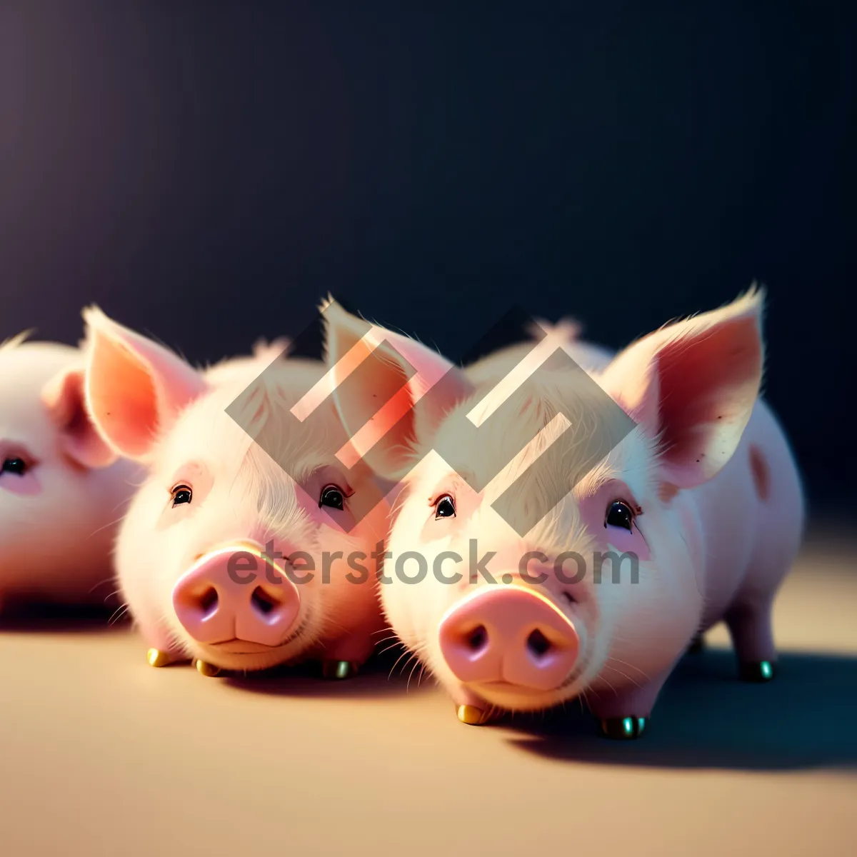 Picture of Pink Ceramic Piggy Bank for Financial Savings