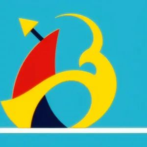 Sleek Graphic Symbol - Modern Art Design Icon