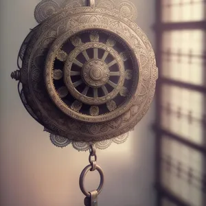 Vintage Wall Clock Pendulum Bracket - Timepiece Sconce
