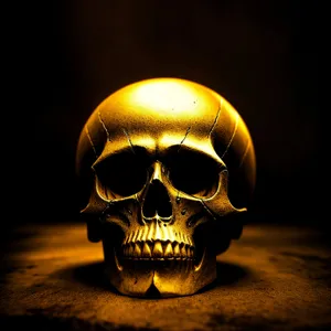 Spooky Skull Mask - Scary Pirate Skeleton