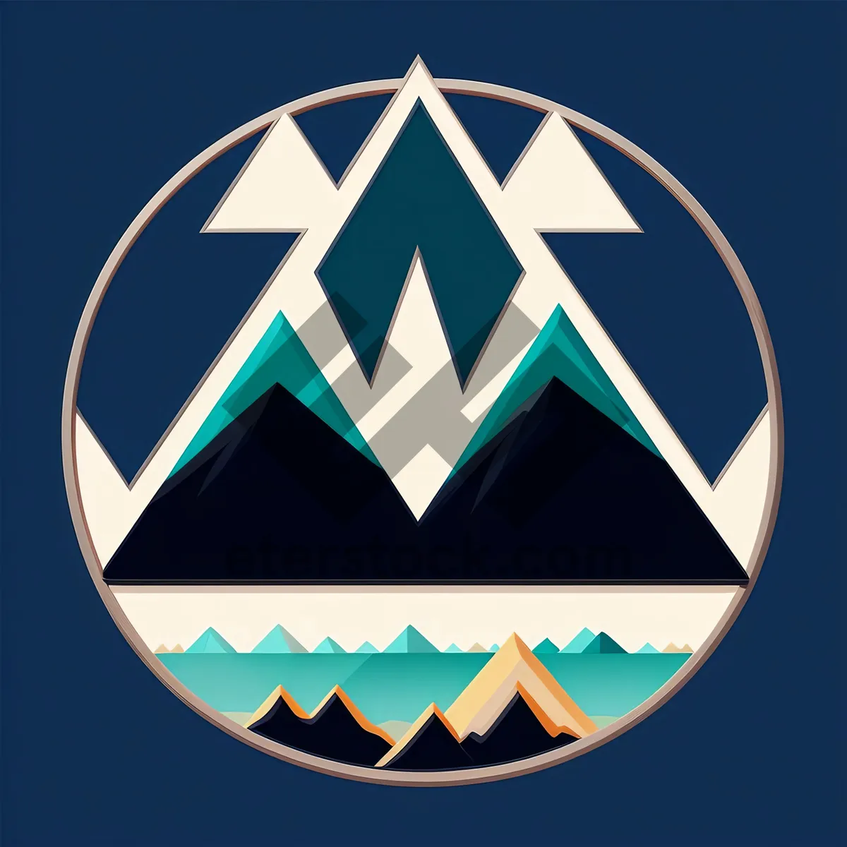 Picture of Shiny Round Heraldry Icon