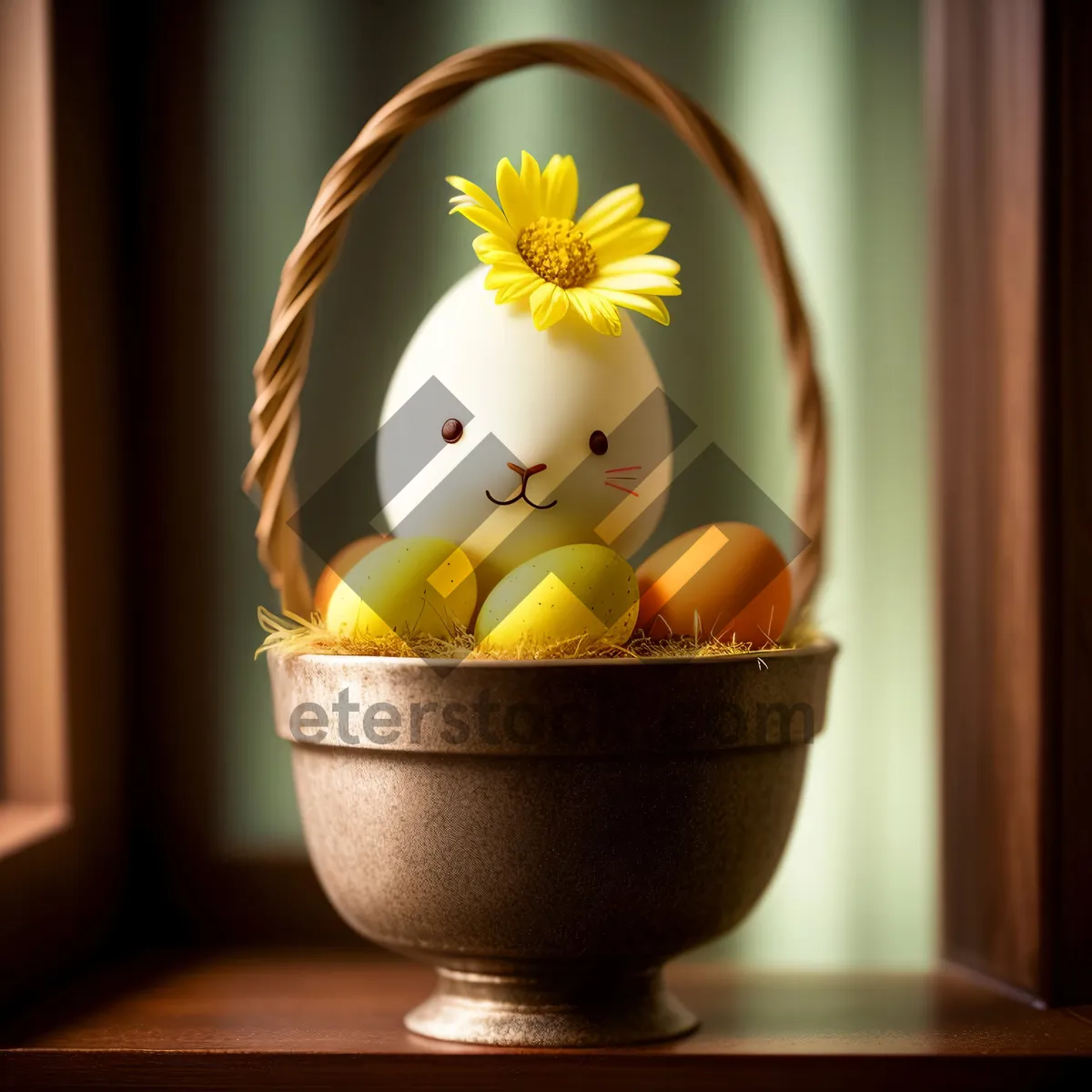 Picture of Fresh and Healthy Breakfast Bowl: Egg, Cup, Fruit, Nutrition.