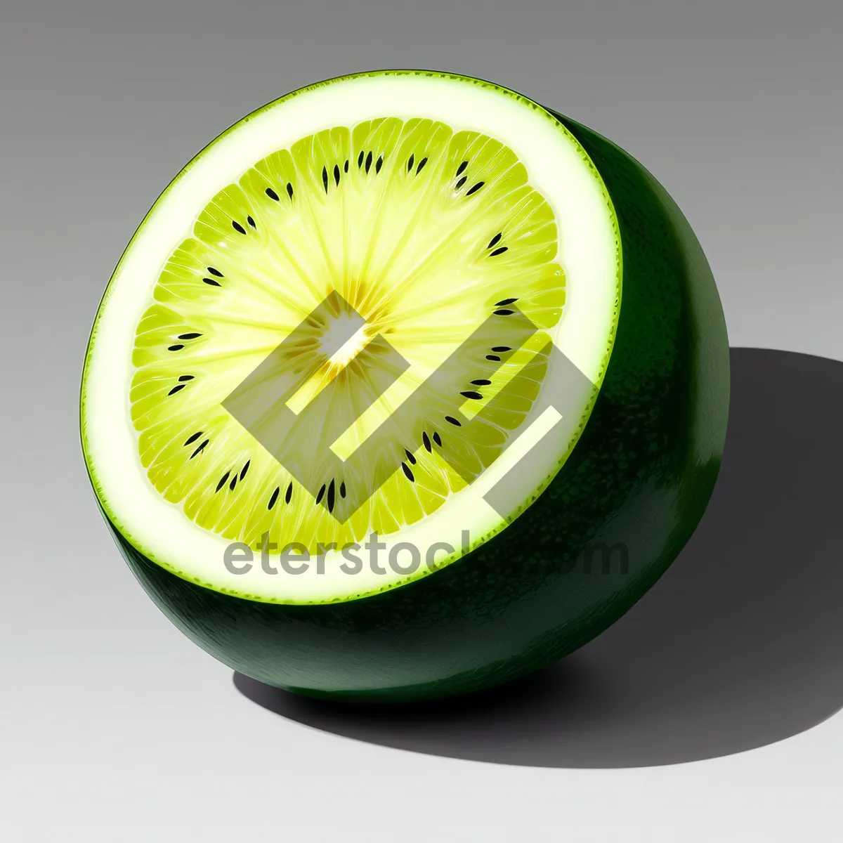 Picture of Juicy Citrus Slice – Fresh and Healthy Kiwi and Lemon Fruit