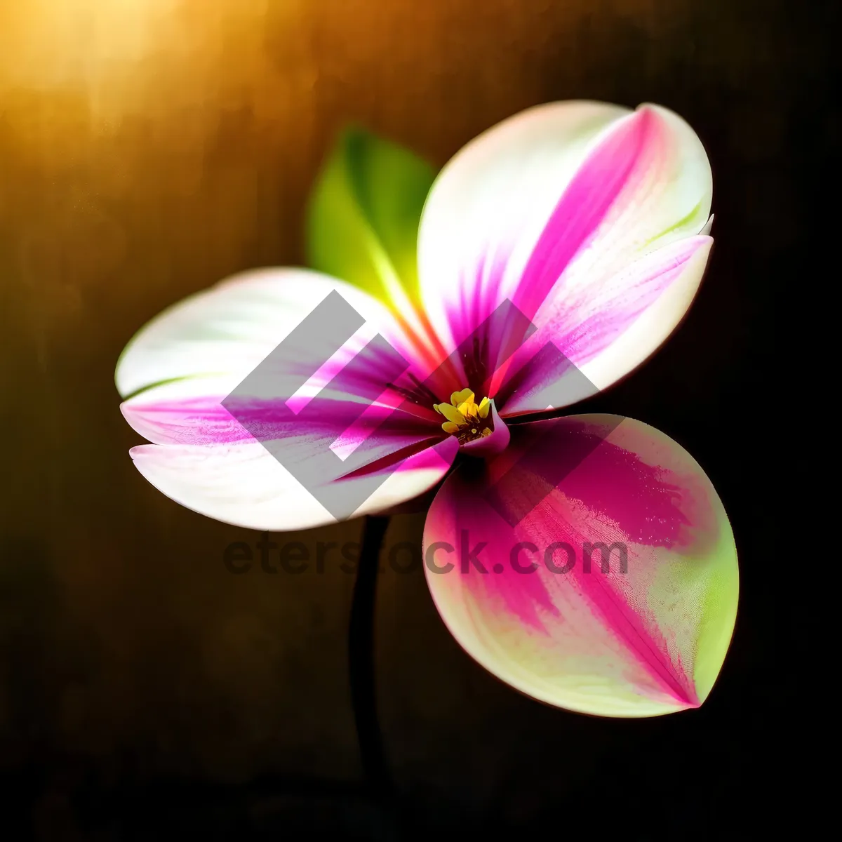 Picture of Bright Purple Spring Blossom: Violet Wood Sorrel