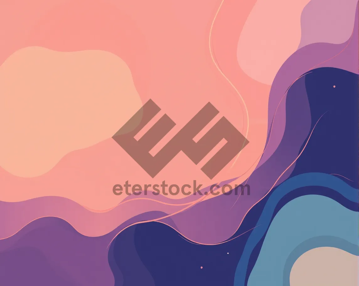 Picture of Graphic design element with abstract shape and pattern
