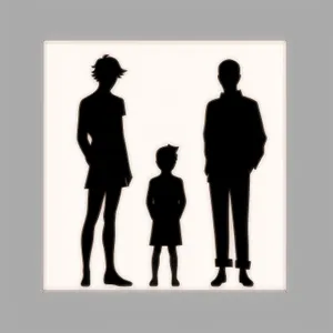 Business Team in Silhouette