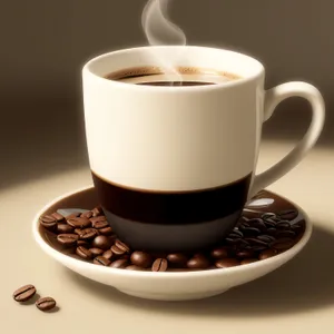 Morning Brew: Gourmet Dark Espresso in Black Cup