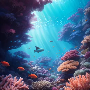 Colorful Coral Reef Underwater Exploration