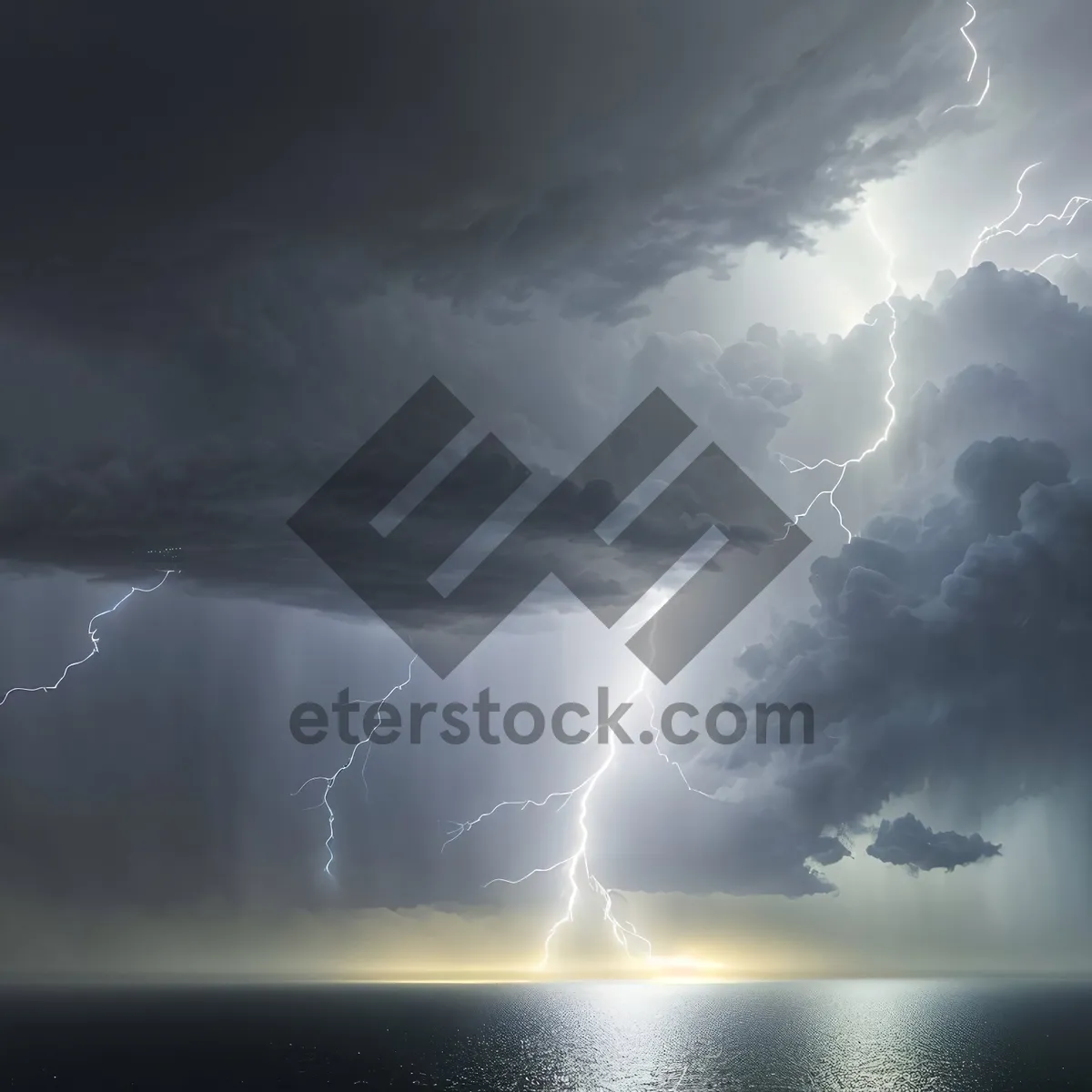 Picture of Stellar Lightning in Nighttime Sky