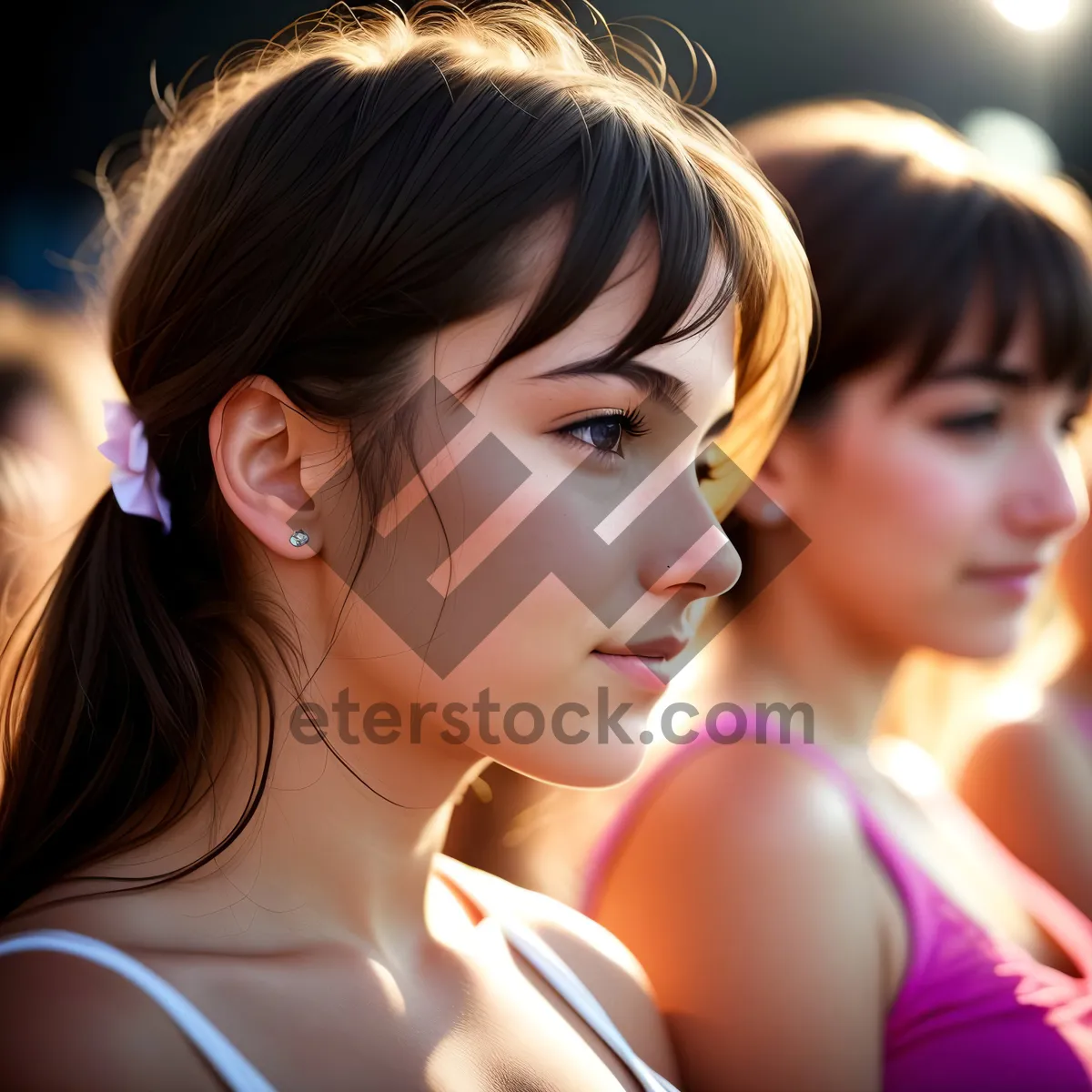 Picture of Smiling Couple Embracing in Love