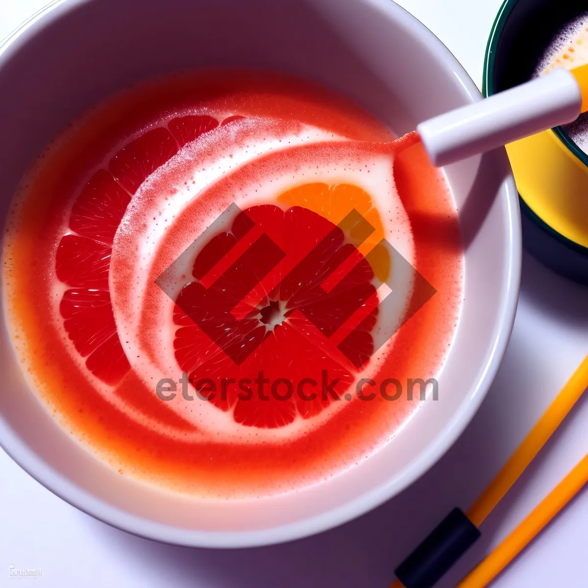 Picture of Refreshing Citrus Juice in Bowl