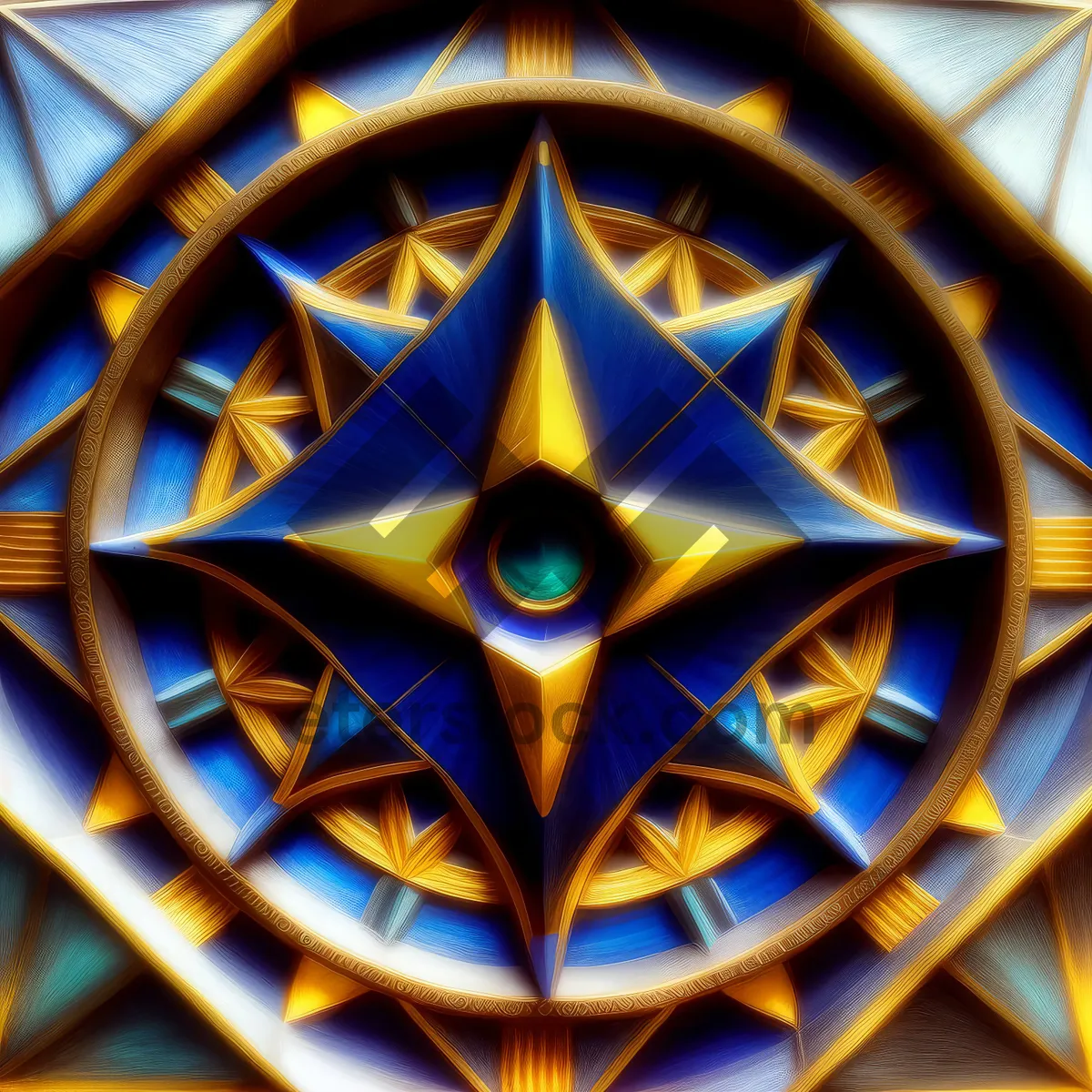 Picture of Symmetrical Window Design with Hippie-inspired Reforming Patterns