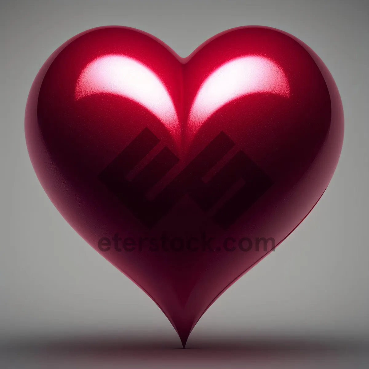 Picture of Romantic Love Celebration: Heart-shaped Valentine's Icon