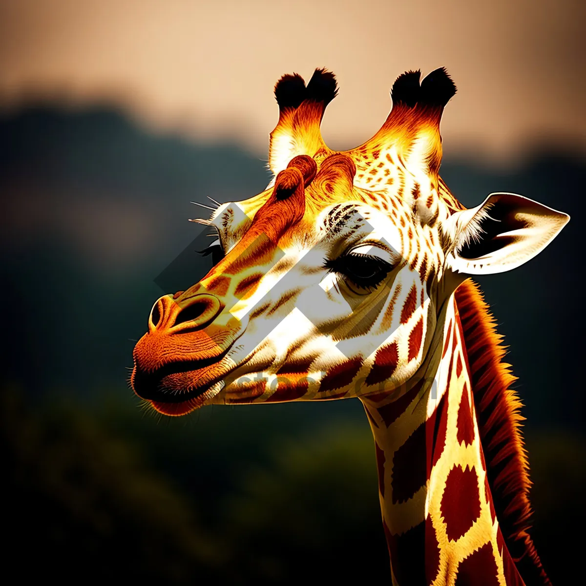 Picture of Wildlife Safari: Majestic Giraffe in the Wilderness