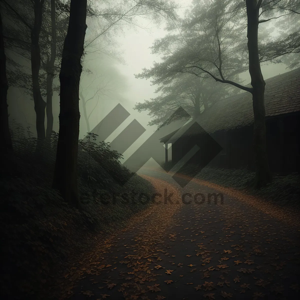 Picture of Misty Morning in Enchanted Forest