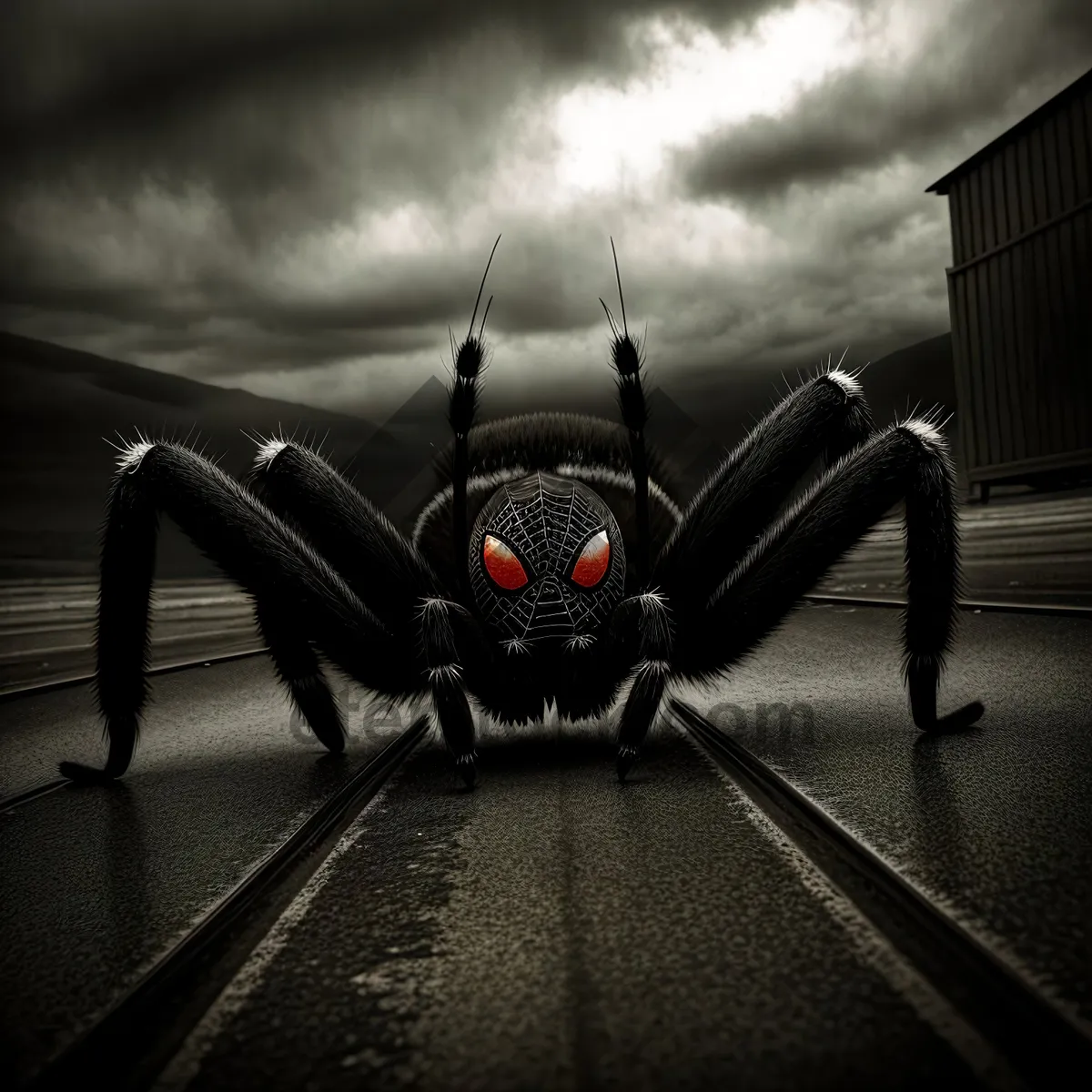 Picture of Spoke Spider Carriage on Highway: Travel Support Device